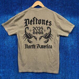 Deftones Scorpions North American Tour 2025 Shoegaze Tee M